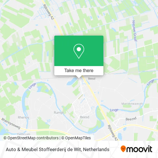 Auto & Meubel Stoffeerderij de Wit map