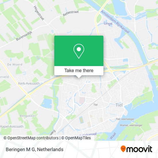 Beringen M G map