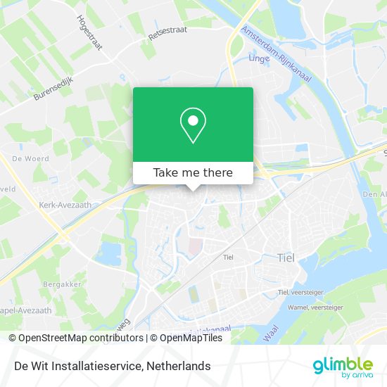 De Wit Installatieservice Karte