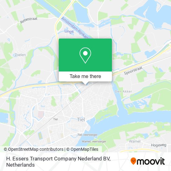 H. Essers Transport Company Nederland BV Karte