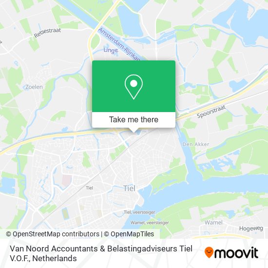 Van Noord Accountants & Belastingadviseurs Tiel V.O.F. Karte