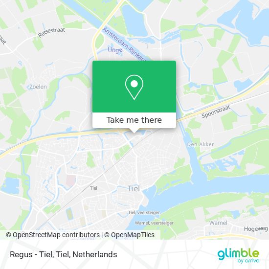 Regus - Tiel, Tiel map