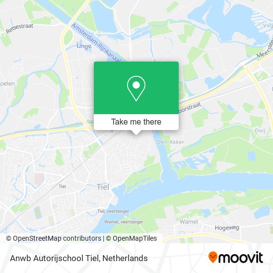 Anwb Autorijschool Tiel map