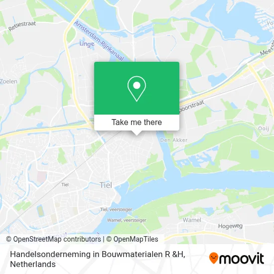 Handelsonderneming in Bouwmaterialen R &H map