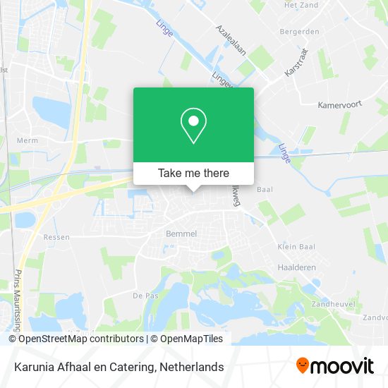 Karunia Afhaal en Catering map