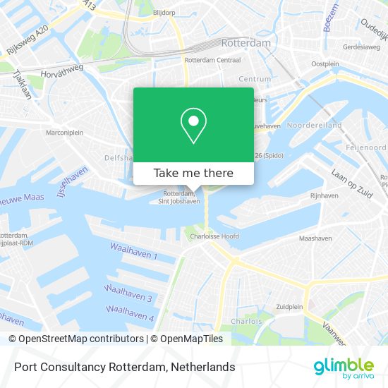 Port Consultancy Rotterdam map