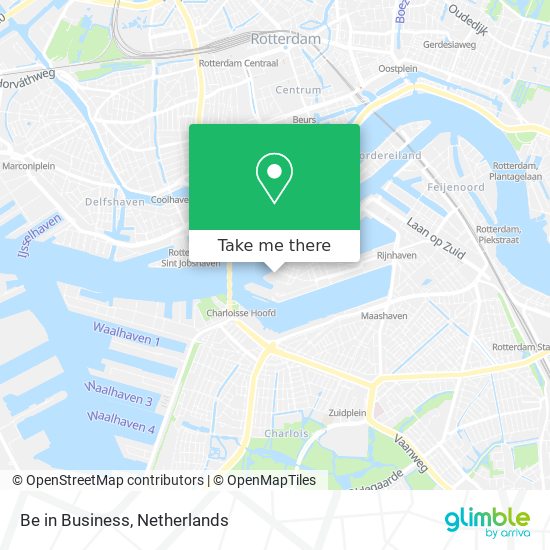 Be in Business map