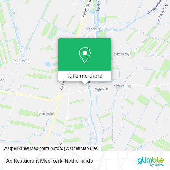 Ac Restaurant Meerkerk map