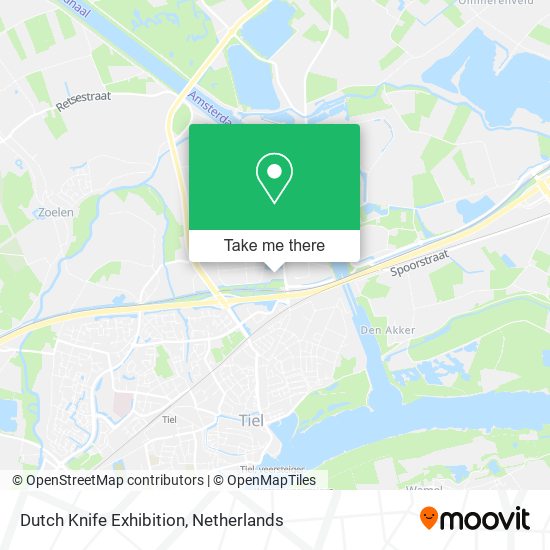 Dutch Knife Exhibition map