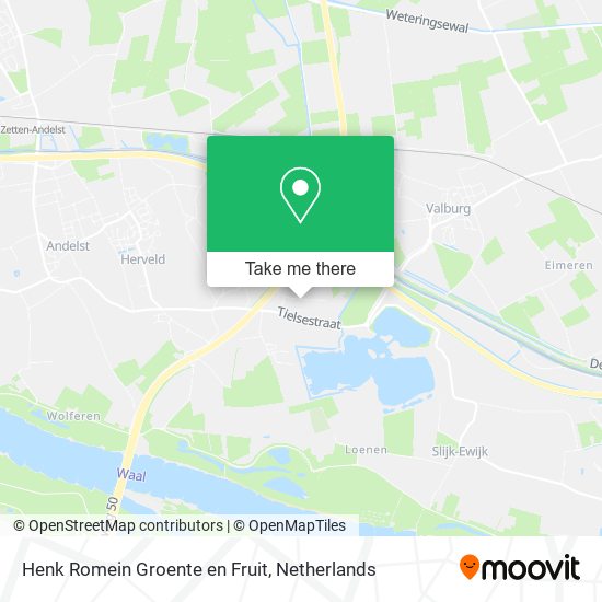 Henk Romein Groente en Fruit map