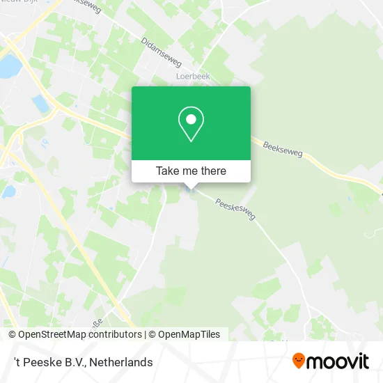 't Peeske B.V. map