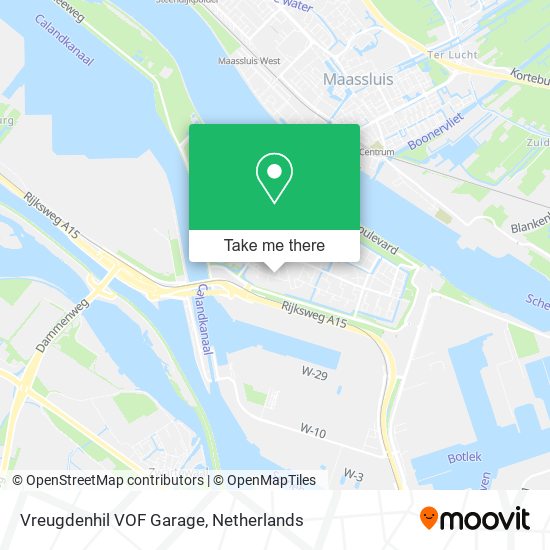 Vreugdenhil VOF Garage map