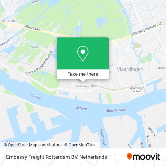 Embassy Freight Rotterdam BV map