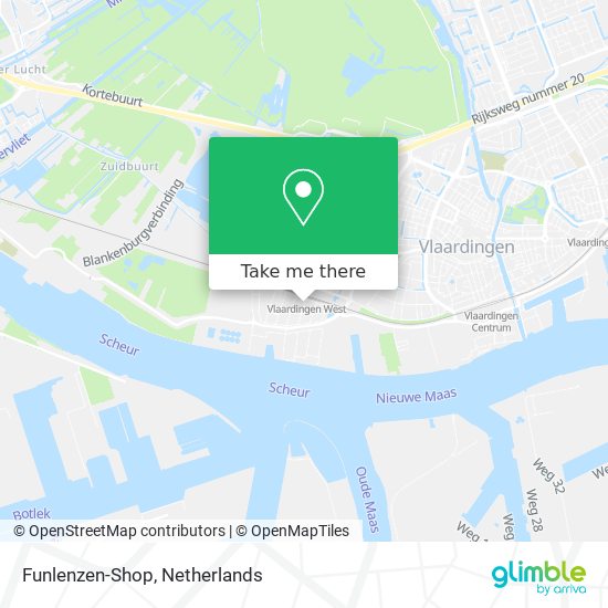 Funlenzen-Shop map