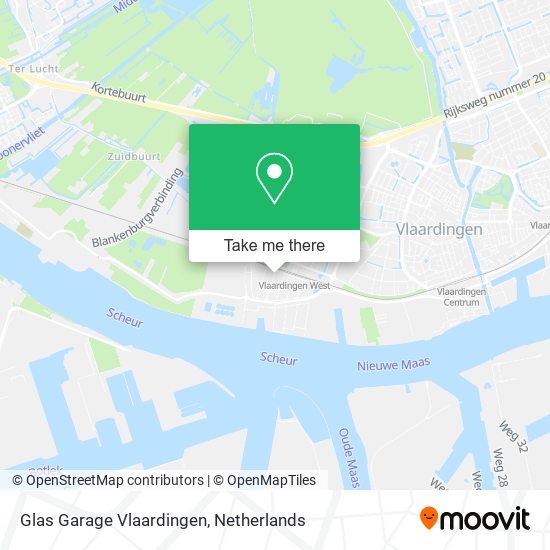 Glas Garage Vlaardingen map