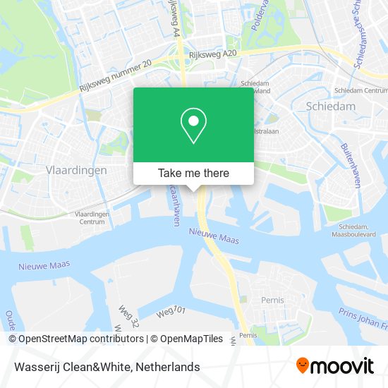 Wasserij Clean&White map