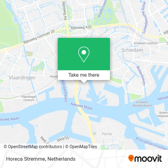 Horeca Stremme map