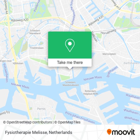 Fysiotherapie Melisse map