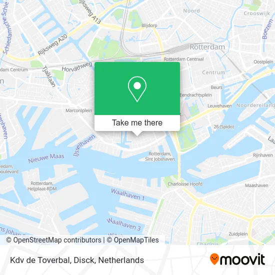 Kdv de Toverbal, Disck map