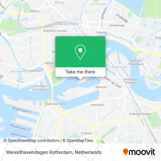 Wereldhavendagen Rotterdam map