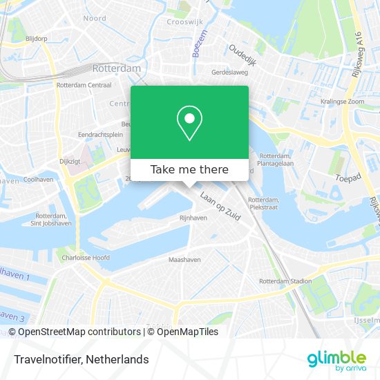 Travelnotifier map