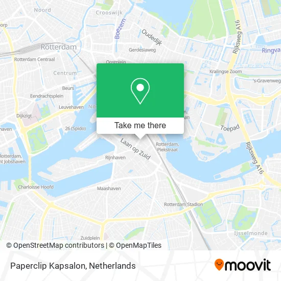 Paperclip Kapsalon map