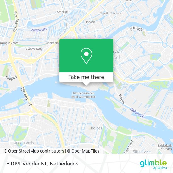 E.D.M. Vedder NL map
