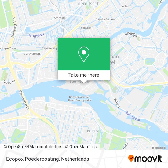 Ecopox Poedercoating map