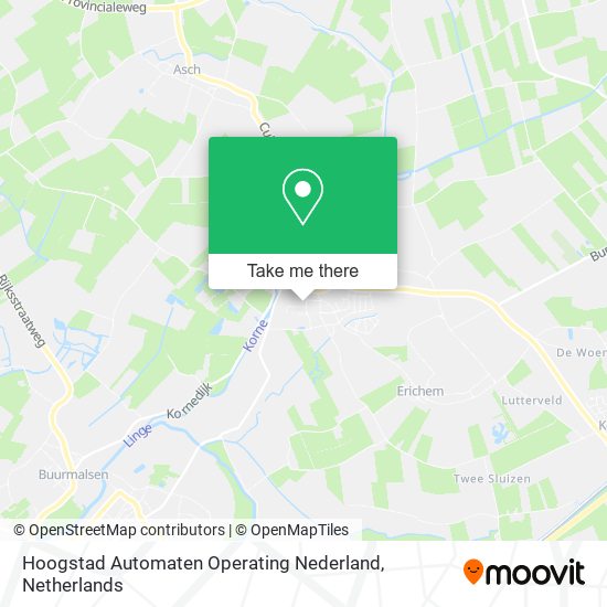 Hoogstad Automaten Operating Nederland map