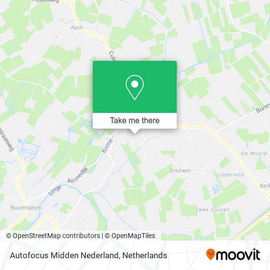 Autofocus Midden Nederland Karte