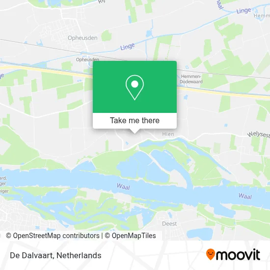 De Dalvaart map