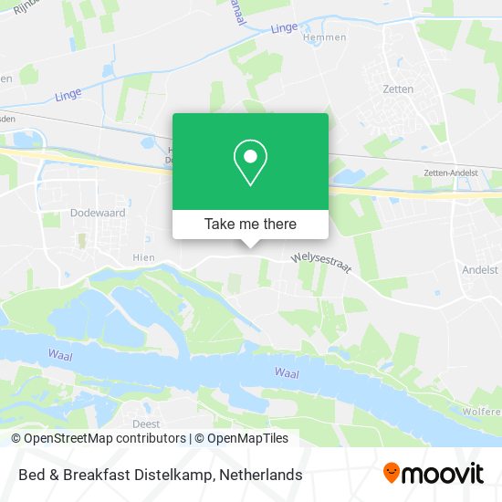 Bed & Breakfast Distelkamp map