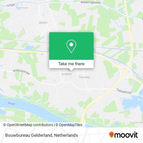 Bouwbureau Gelderland map