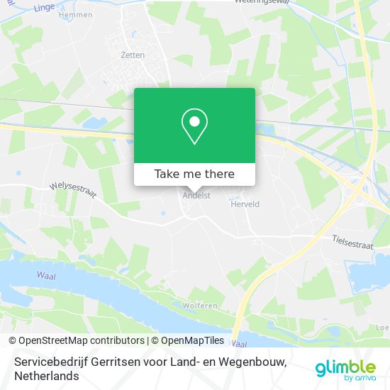 Servicebedrijf Gerritsen voor Land- en Wegenbouw map