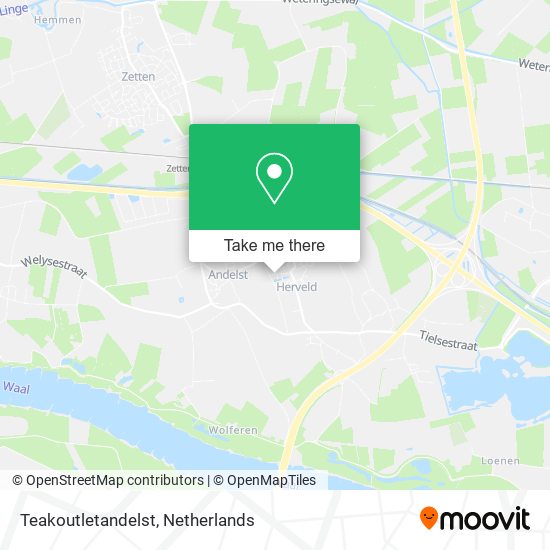 Teakoutletandelst Karte