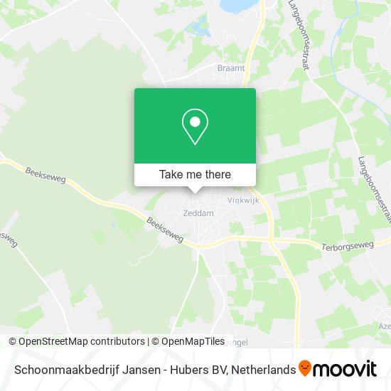 Schoonmaakbedrijf Jansen - Hubers BV map