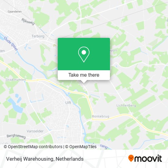 Verheij Warehousing map