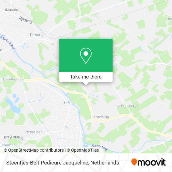 Steentjes-Belt Pedicure Jacqueline map