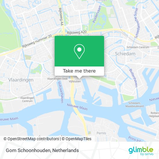 Gom Schoonhouden map