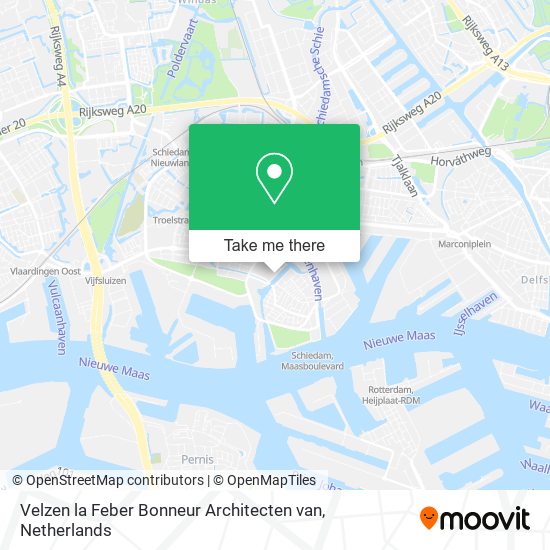 Velzen la Feber Bonneur Architecten van map