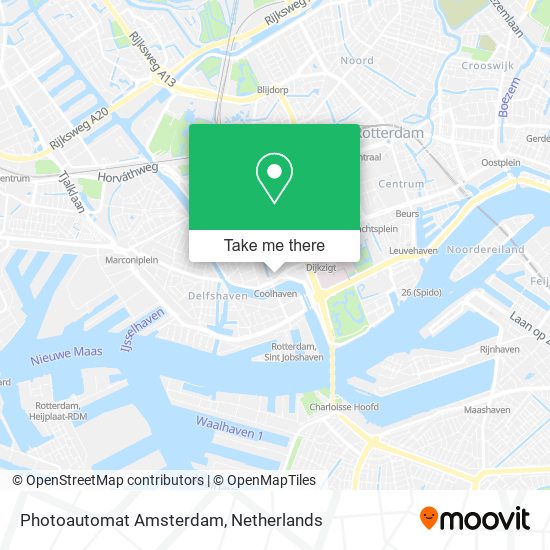 Photoautomat Amsterdam map