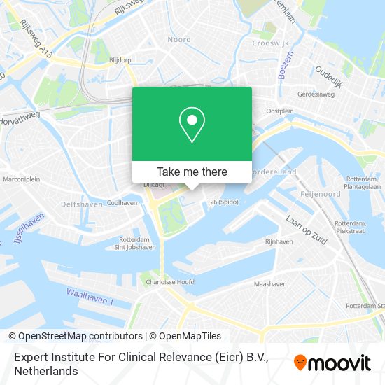 Expert Institute For Clinical Relevance (Eicr) B.V. map