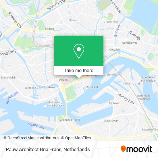 Pauw Architect Bna Frans map