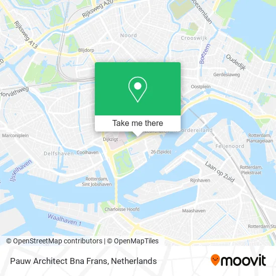 Pauw Architect Bna Frans map