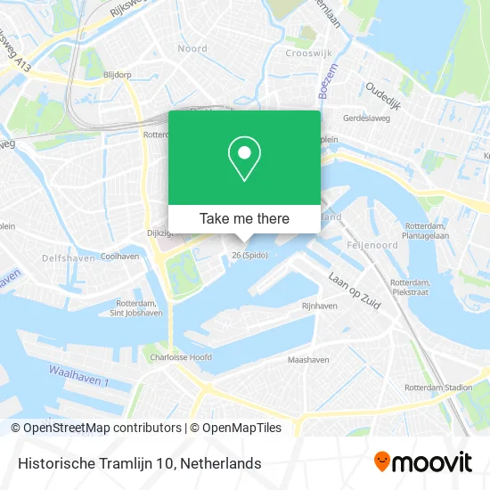 Historische Tramlijn 10 map