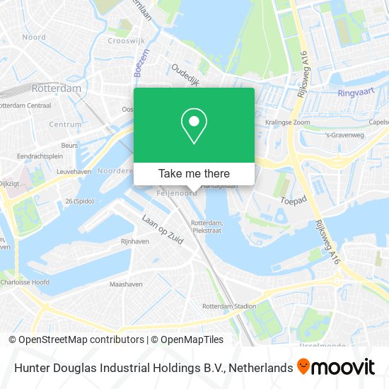 Hunter Douglas Industrial Holdings B.V. map