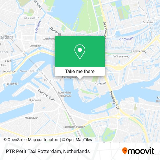 PTR Petit Taxi Rotterdam map