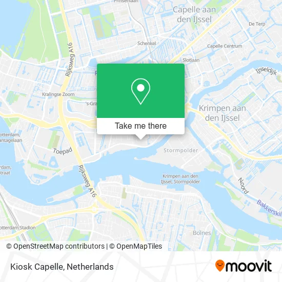 Kiosk Capelle map