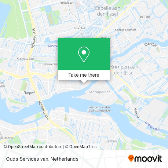 Ouds Services van map