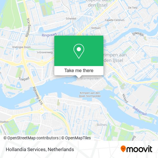 Hollandia Services map